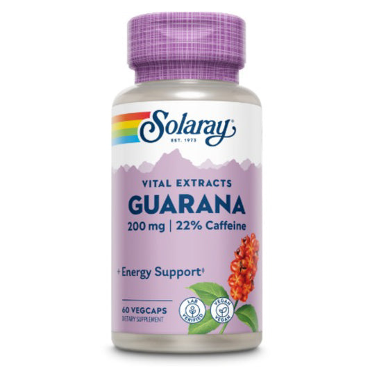 Guarana, Solaray, 60 Capsule Vegetale - Vitax.ro