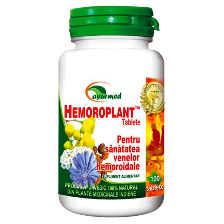 Hemoroplant, Ayurmed, 100 Tablete - Vitax.ro