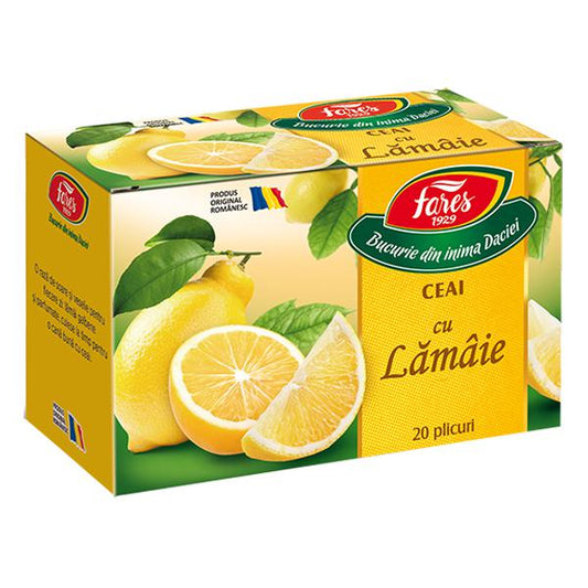 Ceai cu Lamaie, Fares, 20 Pliculete - Vitax.ro