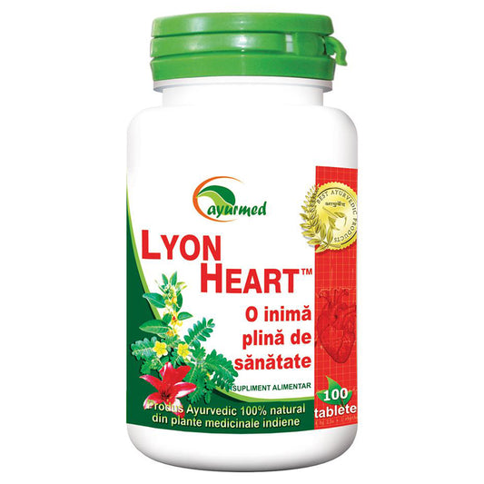Lyon Heart, Ayurmed, 100 Tablete - Vitax.ro