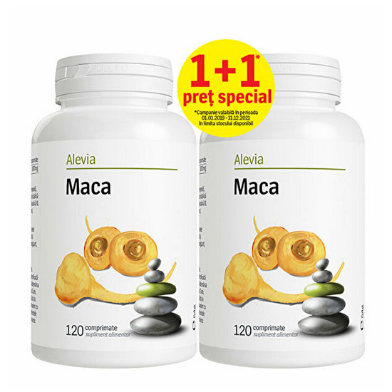 Maca, Alevia, 120+120 Comprimate - Vitax.ro
