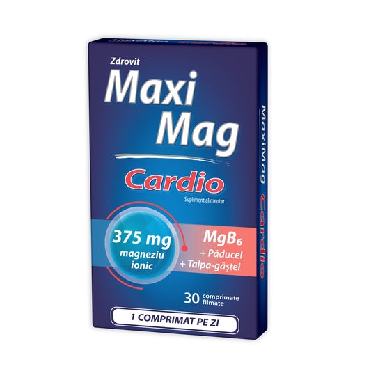 Maximag Cardio, Zdrovit, 30 Comprimate - Vitax.ro