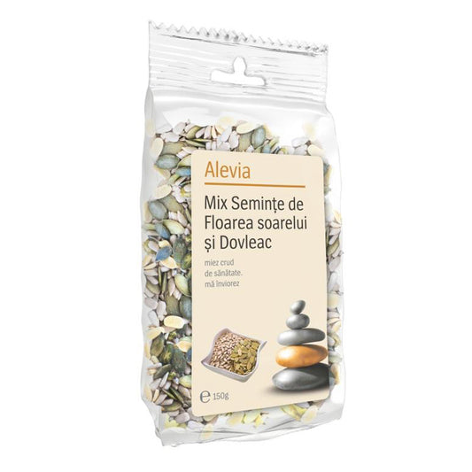 Mix Seminte de Floarea Soarelui si Dovleac, Alevia, 150g - Vitax.ro