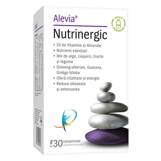 Nutrinergic, Alevia, 30 Comprimate - Vitax.ro