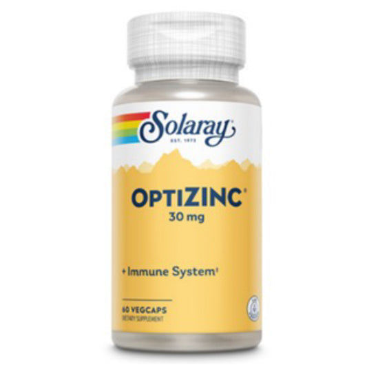 OptiZinc 30mg, Solaray, 60 Capsule Vegetale - Vitax.ro