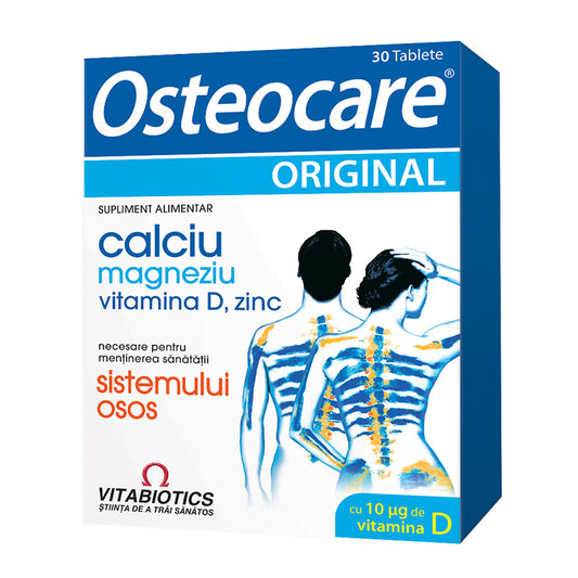 Osteocare Chewable, Vitabiotics, 30 Tablete Masticabile - Vitax.ro