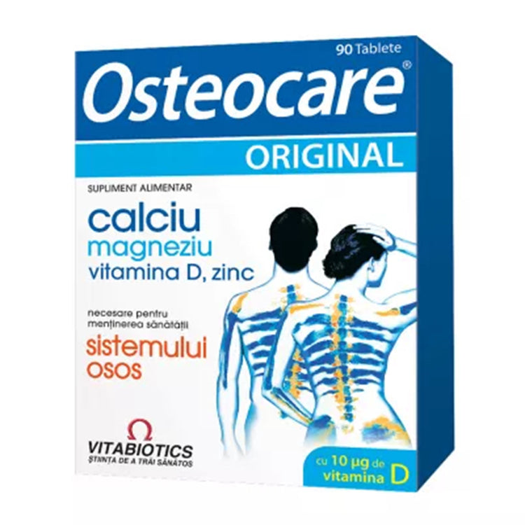 Osteocare Original, Vitabiotics, 90 Tablete - Vitax.ro