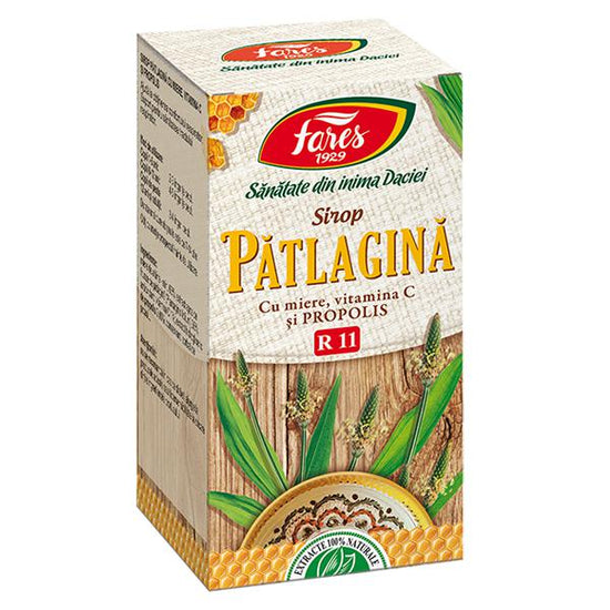 Patlagina Miere si Propolis R11, Fares, Sirop 100ml - Vitax.ro
