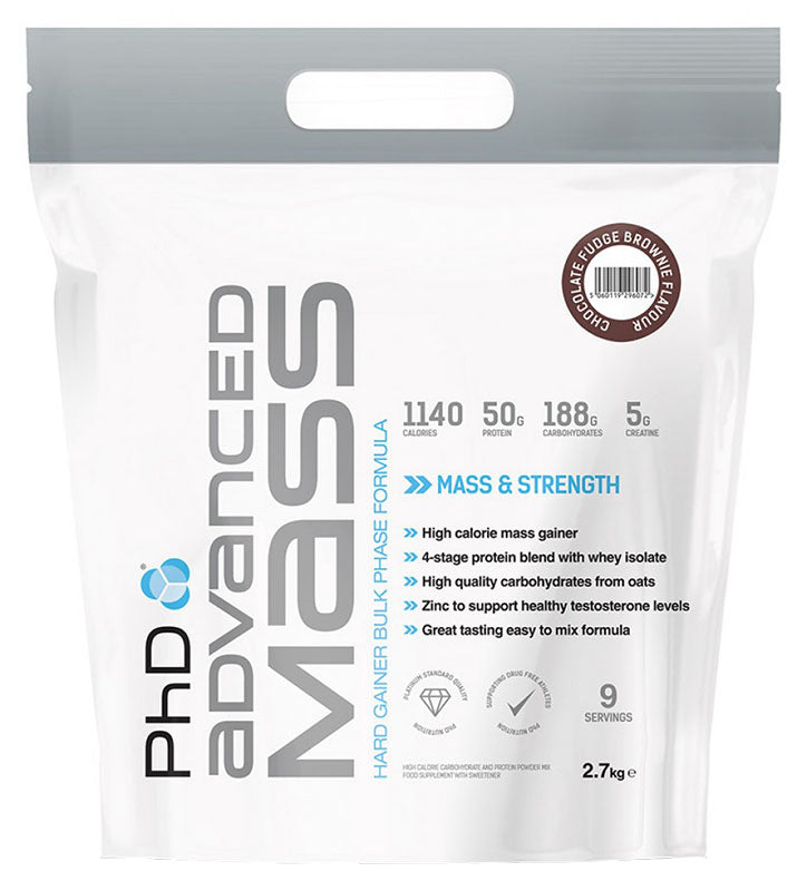 Advanced Mass, Chocolate Fudge Brownie - 2700g - Vitax.ro