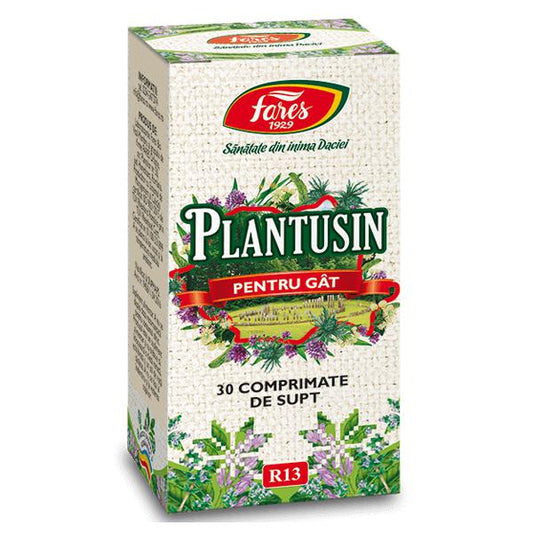 Plantusin Pentru Gat R13, Fares, 30 Comprimate de Supt - Vitax.ro