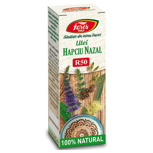 Hapciu Nazal R50 Ulei, Fares, 5ml - Vitax.ro