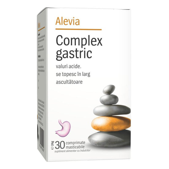 Complex Gastric, Alevia, 30 Comprimate Masticabile - Vitax.ro