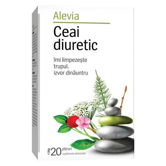 Ceai Diuretic, Alevia, 20 Plicuri - Vitax.ro