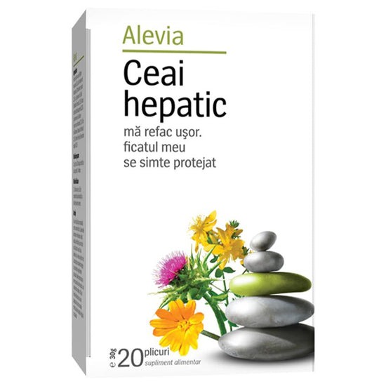 Ceai Hepatic, Alevia, 20 Plicuri - Vitax.ro