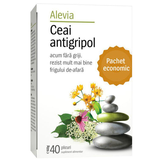 Ceai Antigripol, Alevia, 40 Plicuri - Vitax.ro