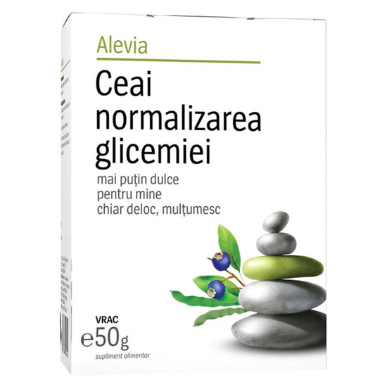 Ceai Normalizarea Glicemiei, Alevia, 50g - Vitax.ro