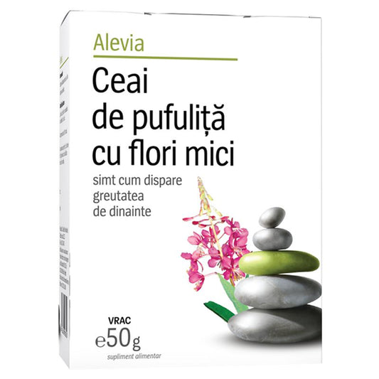 Ceai de Pufulita cu Flori Mici, Alevia, 50g - Vitax.ro
