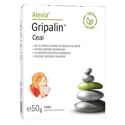 Gripalin Ceai, Alevia, 50g Vrac - Vitax.ro