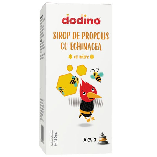 Dodino Sirop de Propolis cu Echinacea, Alevia, 150ml - Vitax.ro