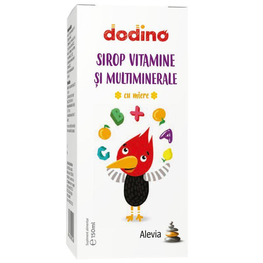 Dodino Sirop Vitamine si Multiminerale, Alevia, 150ml - Vitax.ro