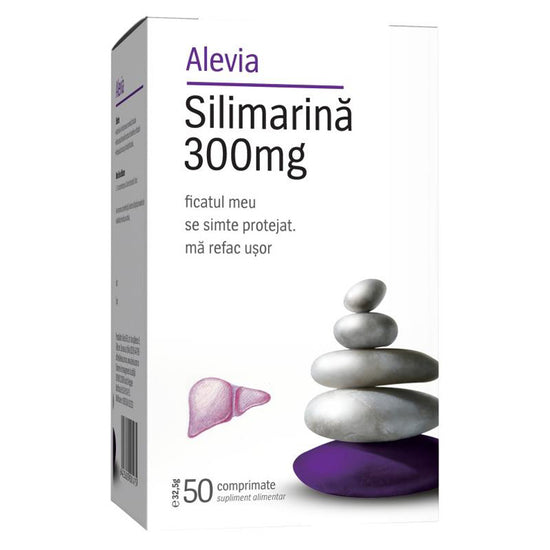 Silimarina 300mg, Alevia, 50 Comprimate - Vitax.ro