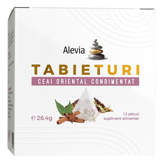 TABIETURI Ceai Oriental Condimentat, Alevia, 12 Plicuri - Vitax.ro