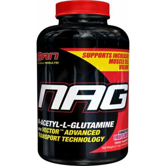 NAG (N-Acetyl-L-Glutamine), Fruit Tart - 246g - Vitax.ro