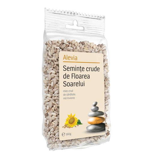 Seminte Crude de Floarea Soarelui, Alevia, 160g - Vitax.ro