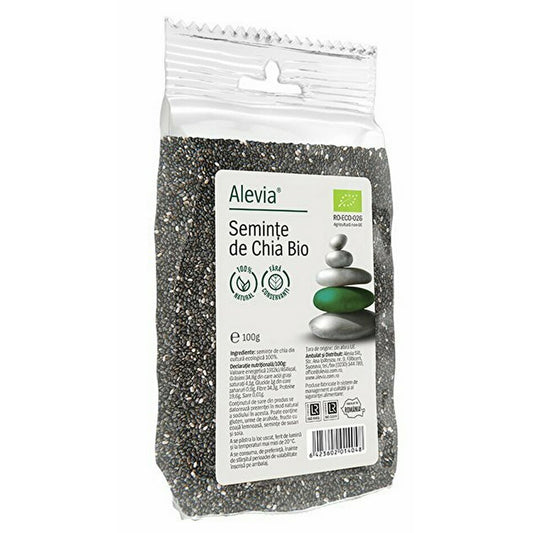 Seminte de Chia Bio, Alevia, 100g - Vitax.ro