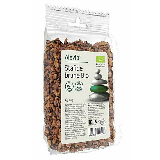 Stafide Brune Bio, Alevia, 90g - Vitax.ro