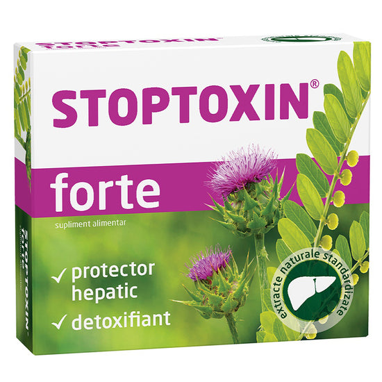 Stoptoxin Forte, Fiterman Pharma, 30 Capsule Blister - Vitax.ro