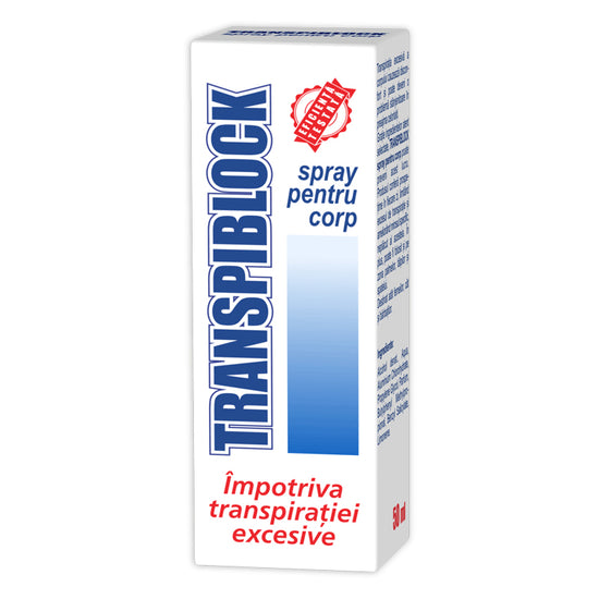 Transpiblock Spray Pentru Corp, Zdrovit, 50ml - Vitax.ro