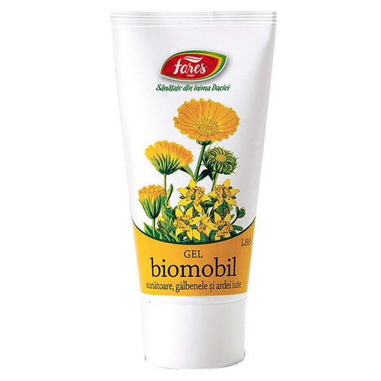 Biomobil cu Ardei Iute, Galbenele si Sunatoare L88 Gel Antireumatic, Fares, 50ml - Vitax.ro