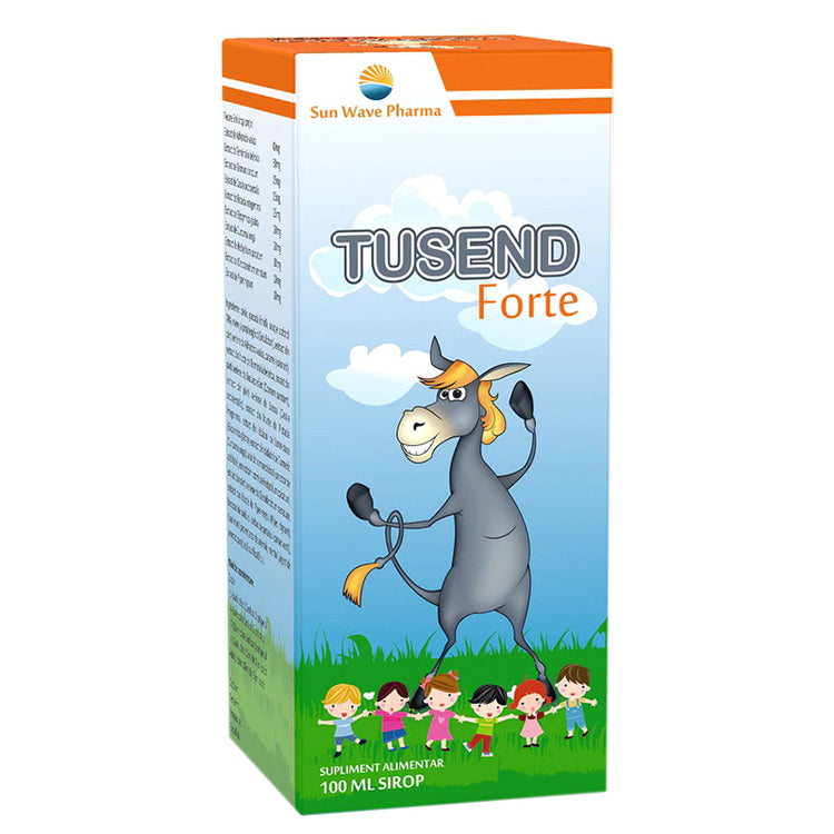 TusEnd Forte Sirop, Sun Wave Pharma, 100ml - Vitax.ro