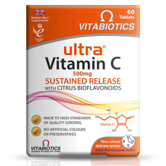 Ultra Vitamina C, Vitabiotics, 60 Tablete - Vitax.ro