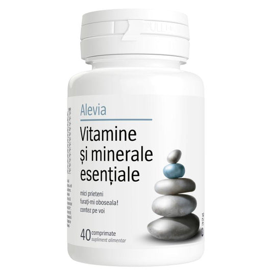 Vitamine si Minerale Esentiale, Alevia, 40 Comprimate - Vitax.ro
