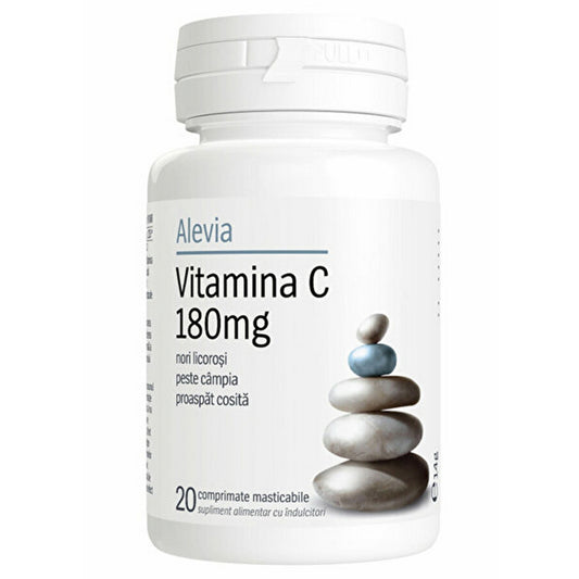 Vitamina C 180mg, Alevia, 20 Comprimate Masticabile - Vitax.ro