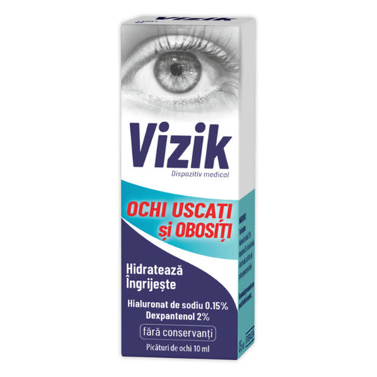 Vizik Ochi Uscati Si Obositi, Zdrovit, 10ml - Vitax.ro