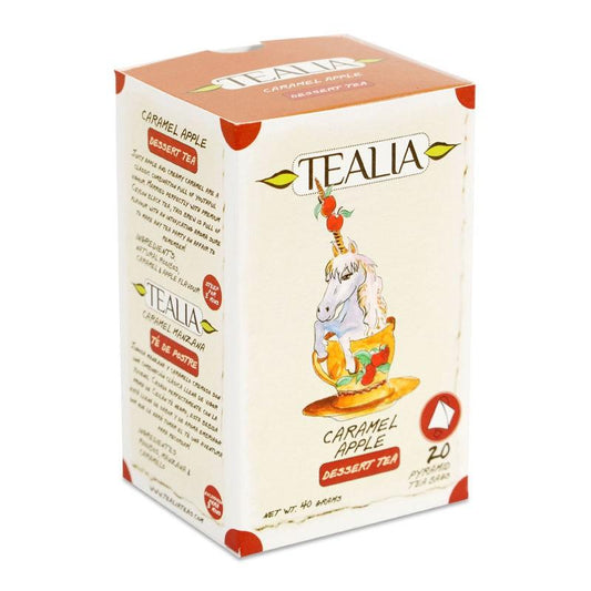 Caramel Apple, Tealia, Cutie cu 20 Plicuri Piramida x 2g - Vitax.ro