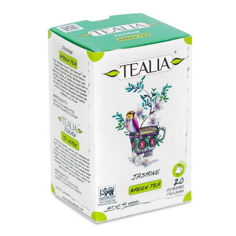 Jasmine, Tealia, Cutie cu 20 Plicuri Piramida x 2g - Vitax.ro