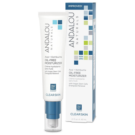 Acai + Kombucha Oil Free Moisturizer, Andalou Naturals, 62ml - Vitax.ro