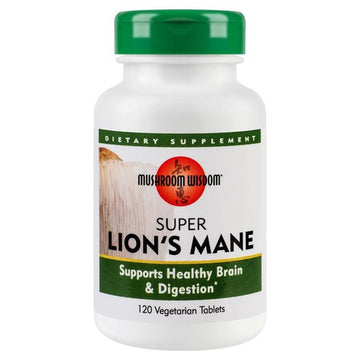 Super Lion's Mane, Mushroom Wisdom, 120 Tablete Vegetale Filmate - Vitax.ro
