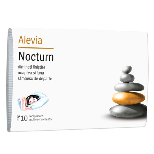 Nocturn, 10 Comprimate, Alevia, 10 Comprimate - Vitax.ro
