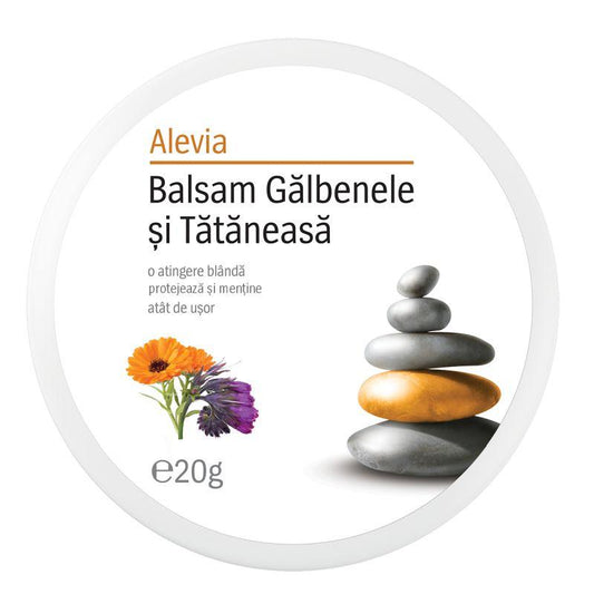 Balsam Galbenele si Tatanesa, Alevia, 20g - Vitax.ro