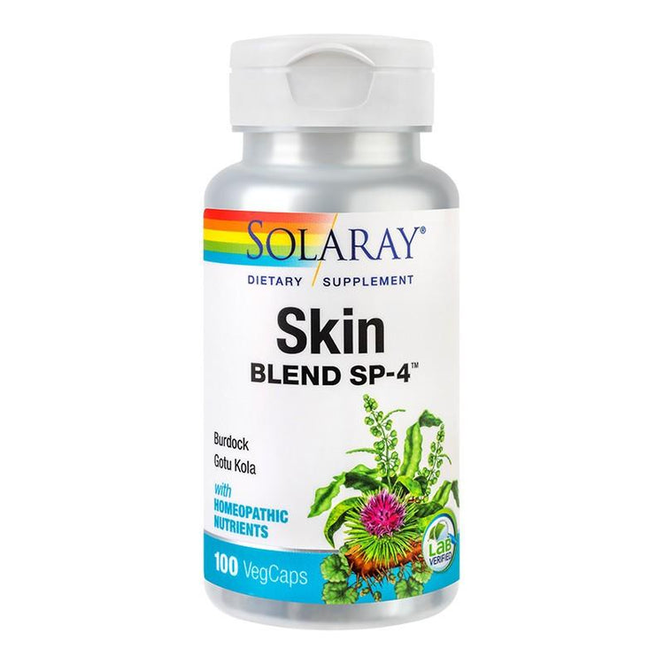 Skin Blend SP-4, Solaray, 100 Capsule Vegetale - Vitax.ro