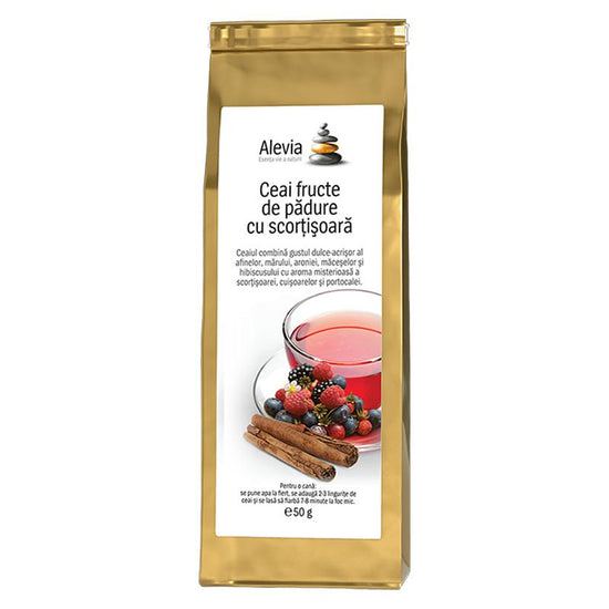 Ceai Fructe de Padure cu Scortisoara, Alevia, 35g - Vitax.ro