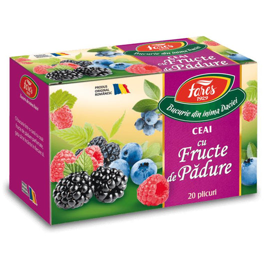 Ceai cu Fructe de Padure, Fares, 20 Pliculete - Vitax.ro