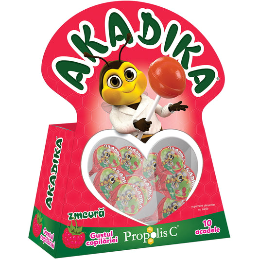 Acadele Akadika Propolis C Zmeura, Fiterman Pharma, 10 Acadele - Vitax.ro