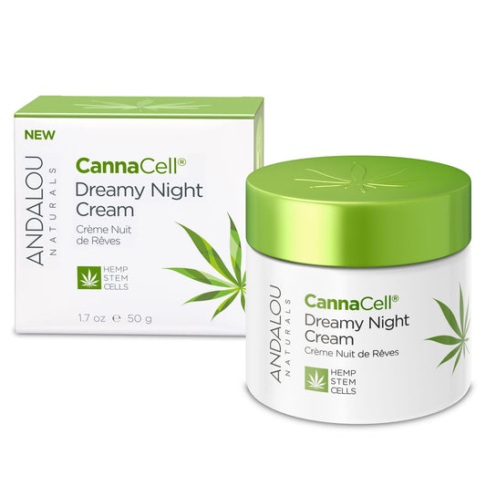 CannaCell Dreamy Night Cream, Andalou Naturals, 50g - Vitax.ro