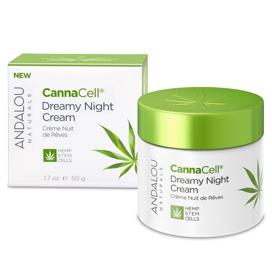 CannaCell Dreamy Night Cream, Andalou Naturals, 50g - Vitax.ro